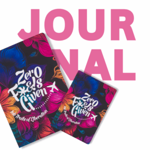 journal by zfg travel in south africa for meditation, self affirmations and liberation
