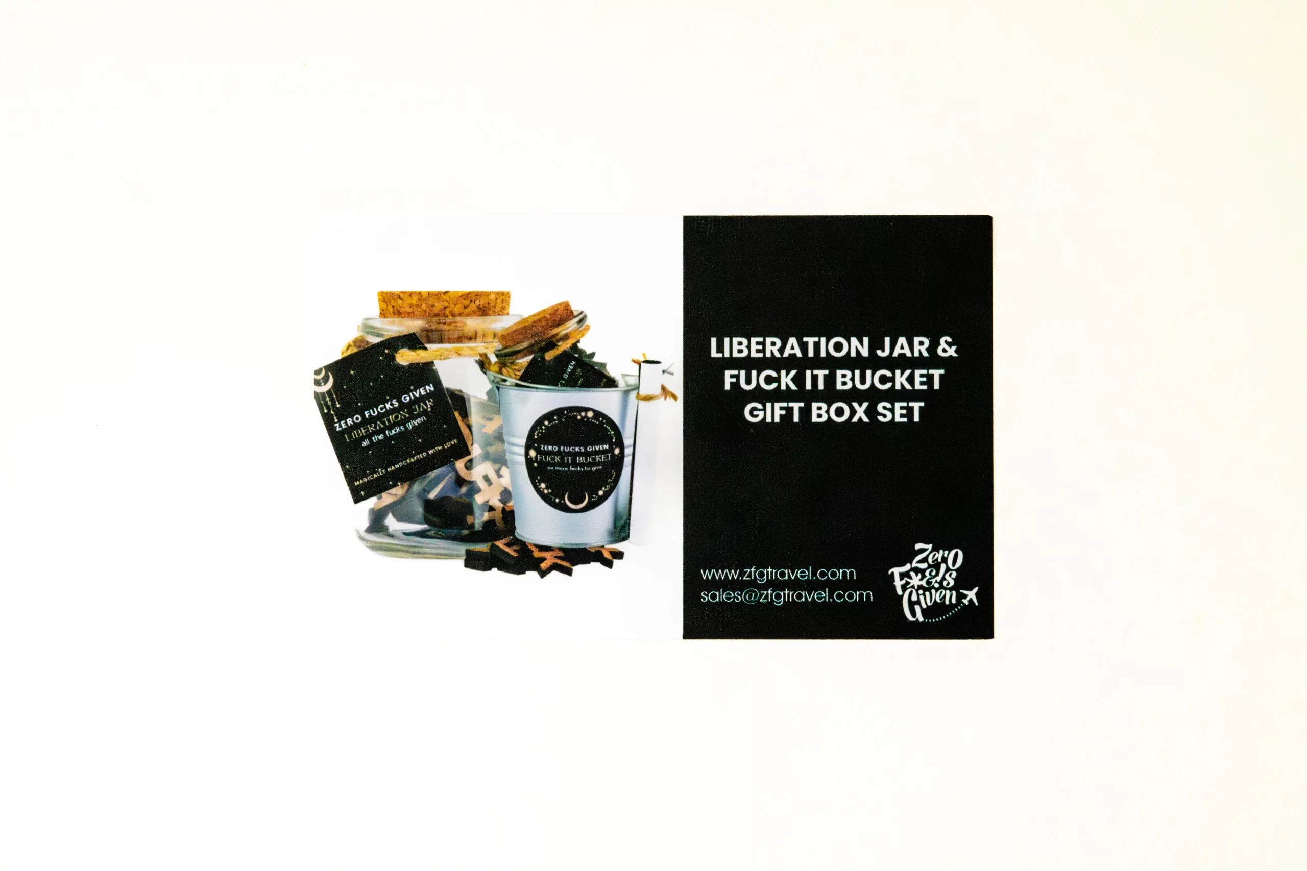 Emotional Detox Gift | ZFG F*ck-It Bucket & Liberation Jar - Image 4